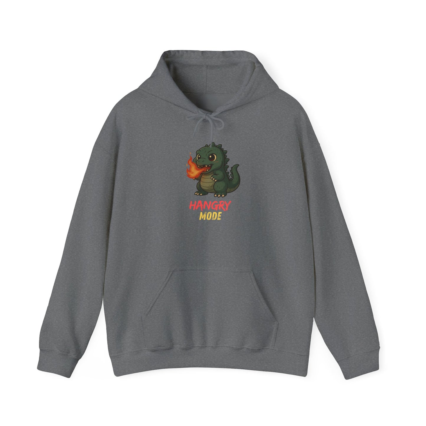 Hangry Mode Dino Unisex Heavy Blend™ Hooded Sweatshirt