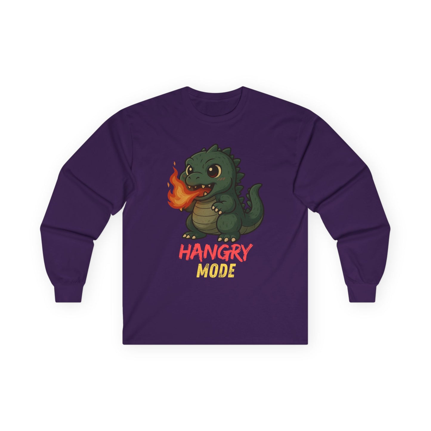 Hangry Mode Dino - Unisex Ultra Cotton Long Sleeve Tee