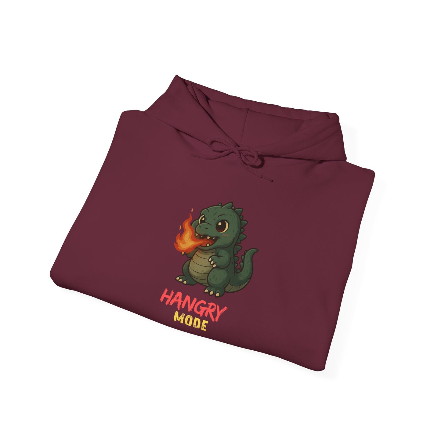 Hangry Mode Dino Unisex Heavy Blend™ Hooded Sweatshirt