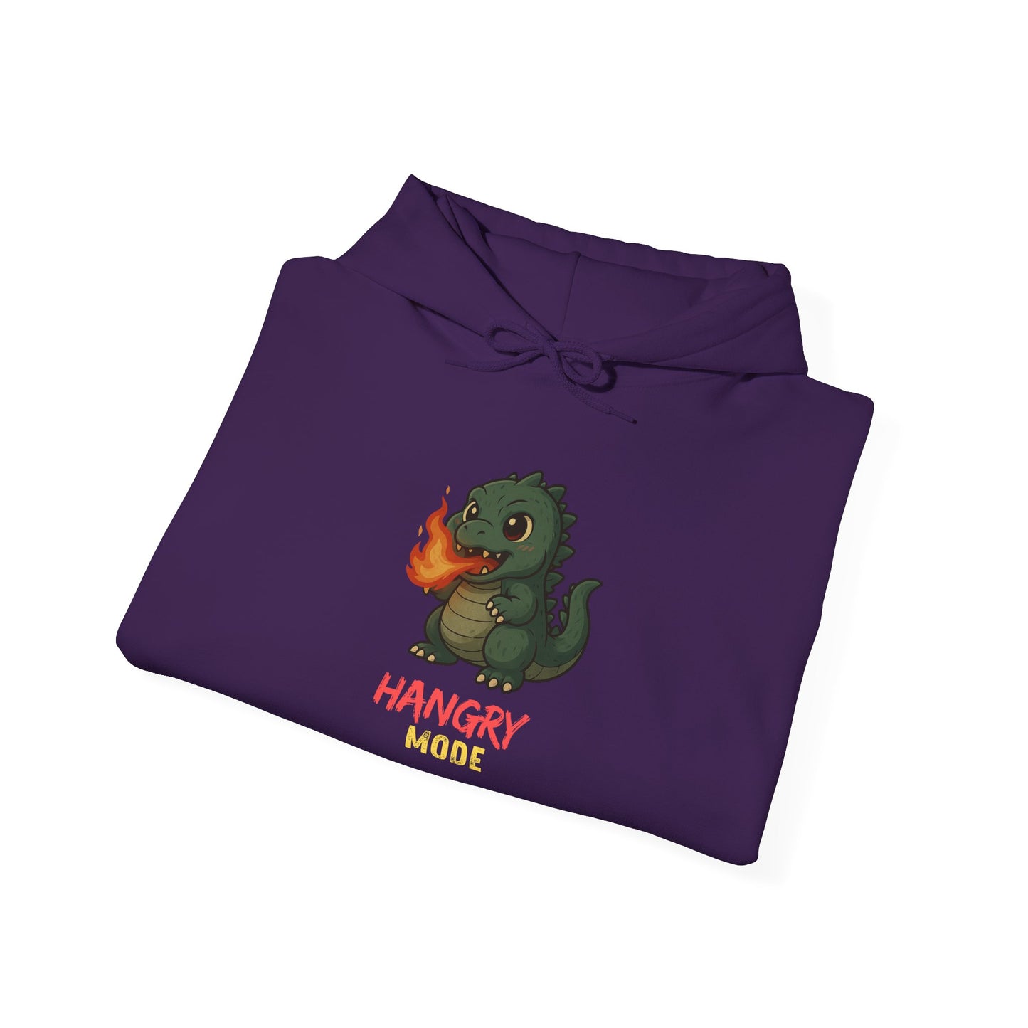 Hangry Mode Dino Unisex Heavy Blend™ Hooded Sweatshirt