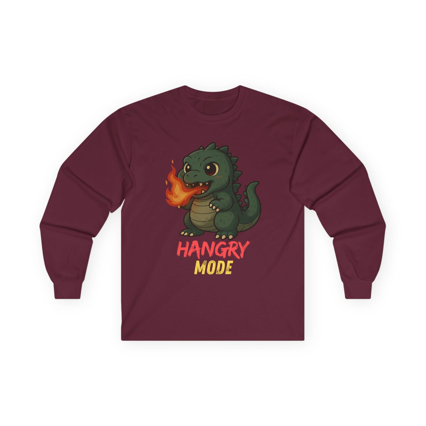 Hangry Mode Dino - Unisex Ultra Cotton Long Sleeve Tee