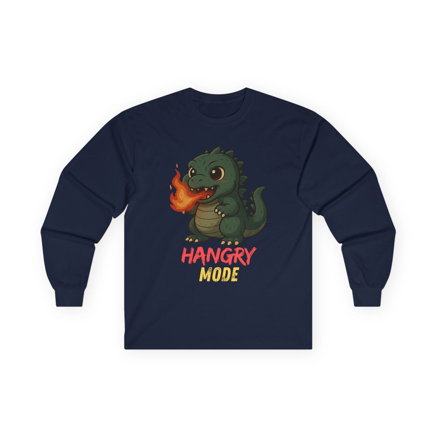 Hangry Mode Dino - Unisex Ultra Cotton Long Sleeve Tee