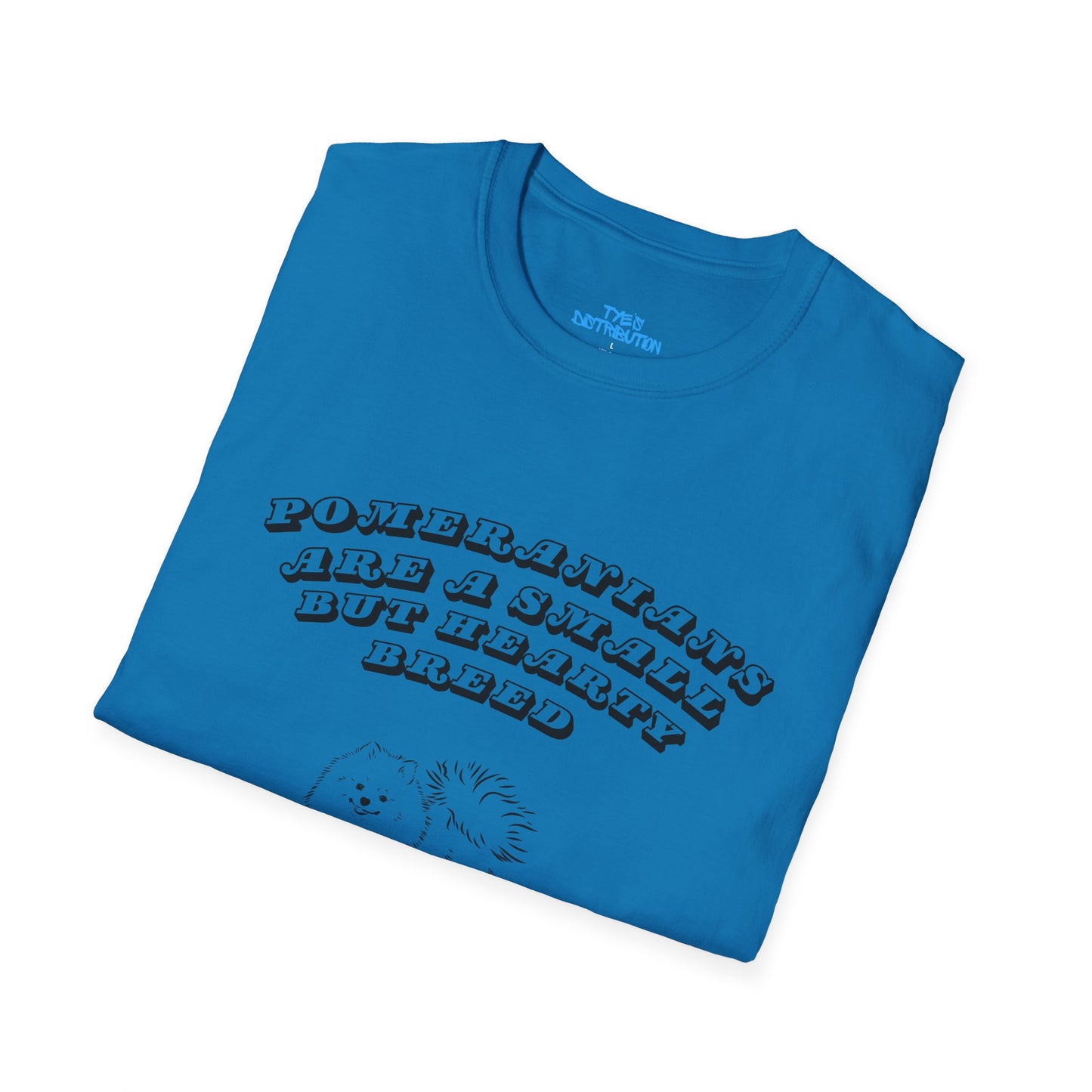 Pomeranians are a Small but Hardy Breed - Unisex Softstyle T-Shirt