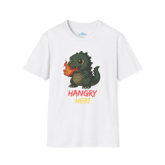 Hangry Mode Dino - Unisex Softstyle T-Shirt