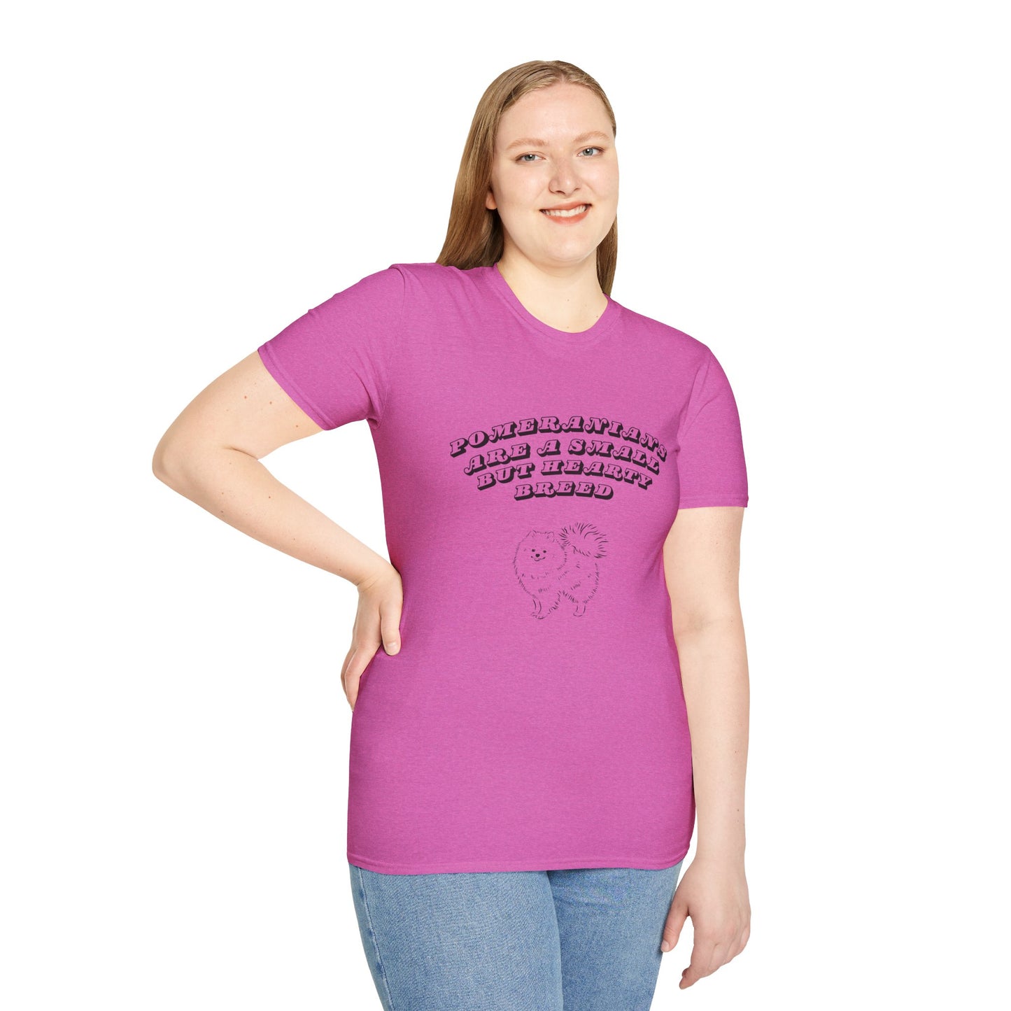 Pomeranians are a Small but Hardy Breed - Unisex Softstyle T-Shirt