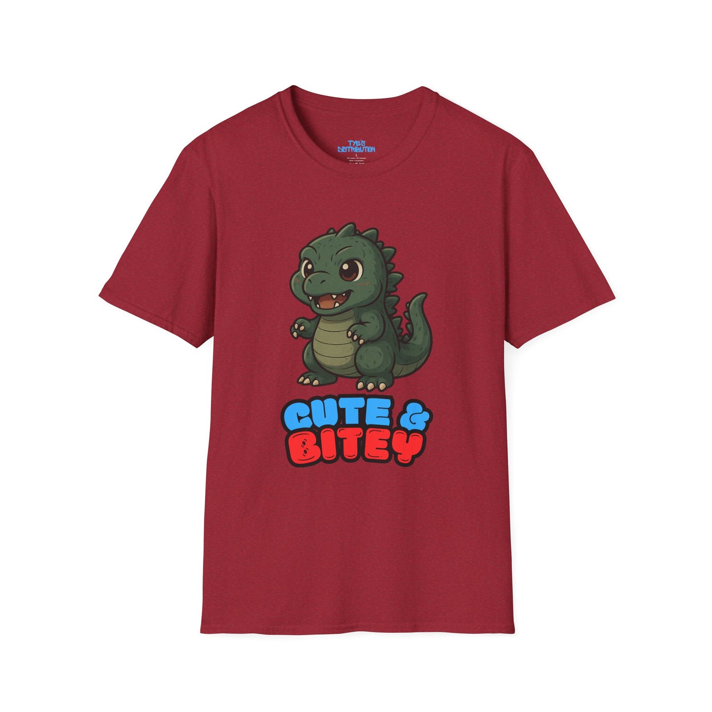 Cute & Bitey Dino - Unisex Softstyle T-Shirt