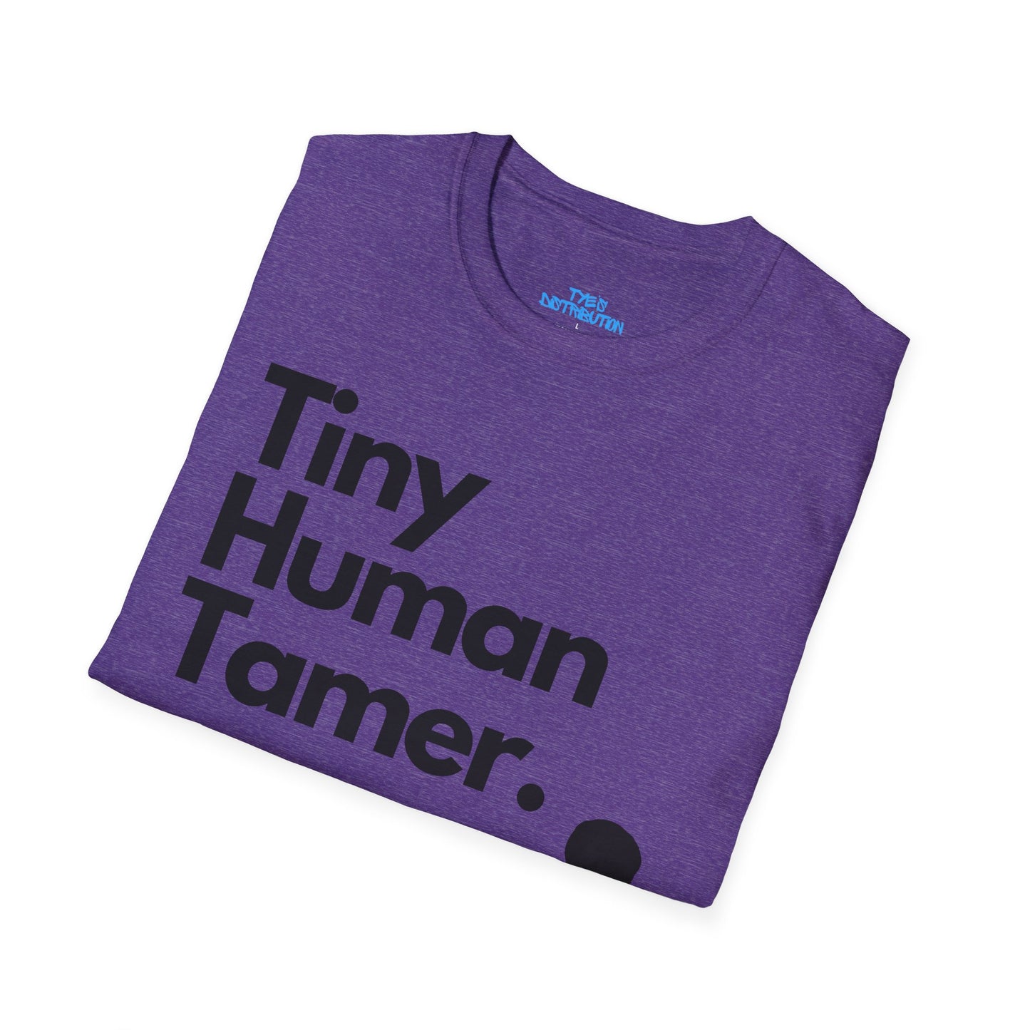 Tiny Human Tamer W/ Black Design - Unisex Softstyle T-Shirt