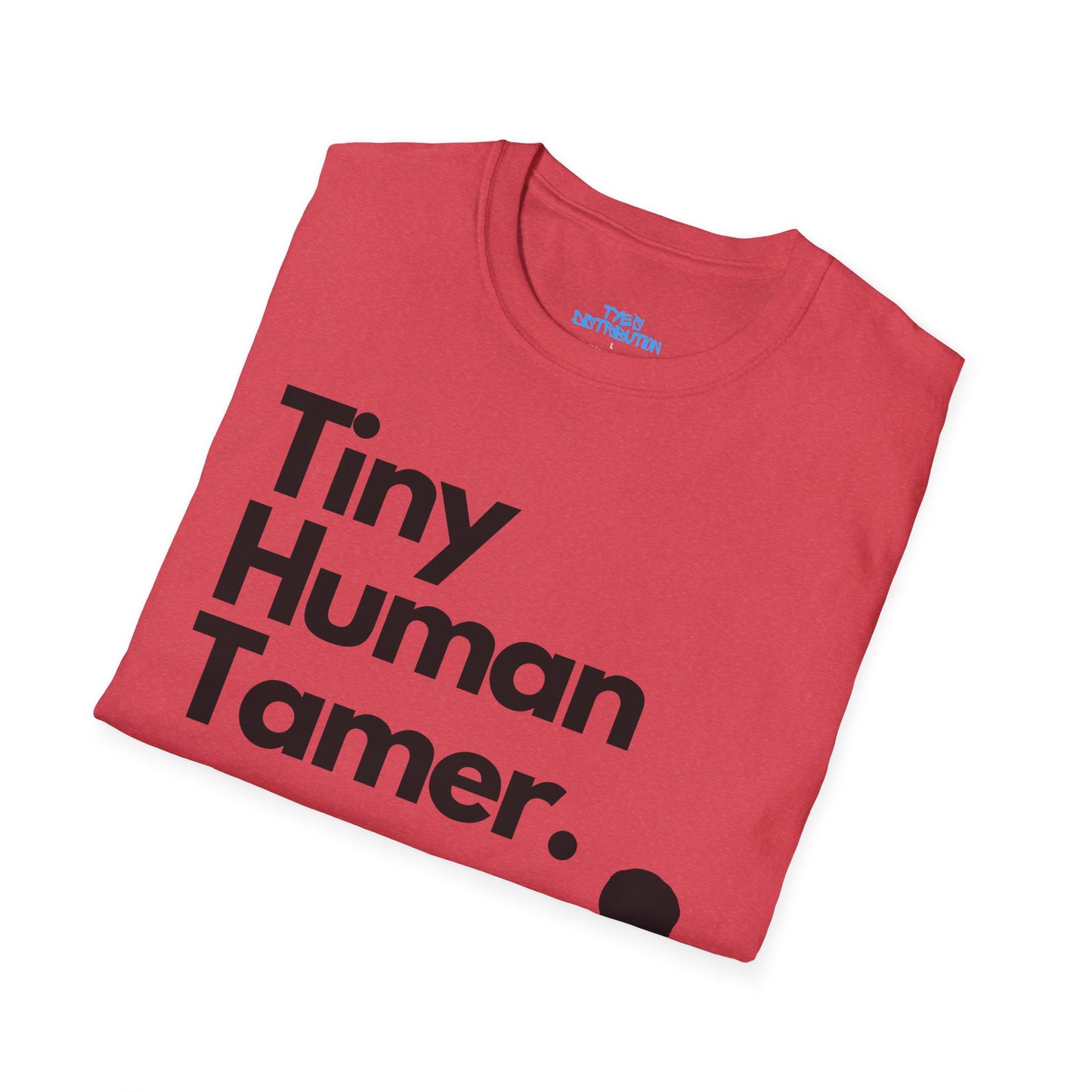 Tiny Human Tamer W/ Black Design - Unisex Softstyle T-Shirt