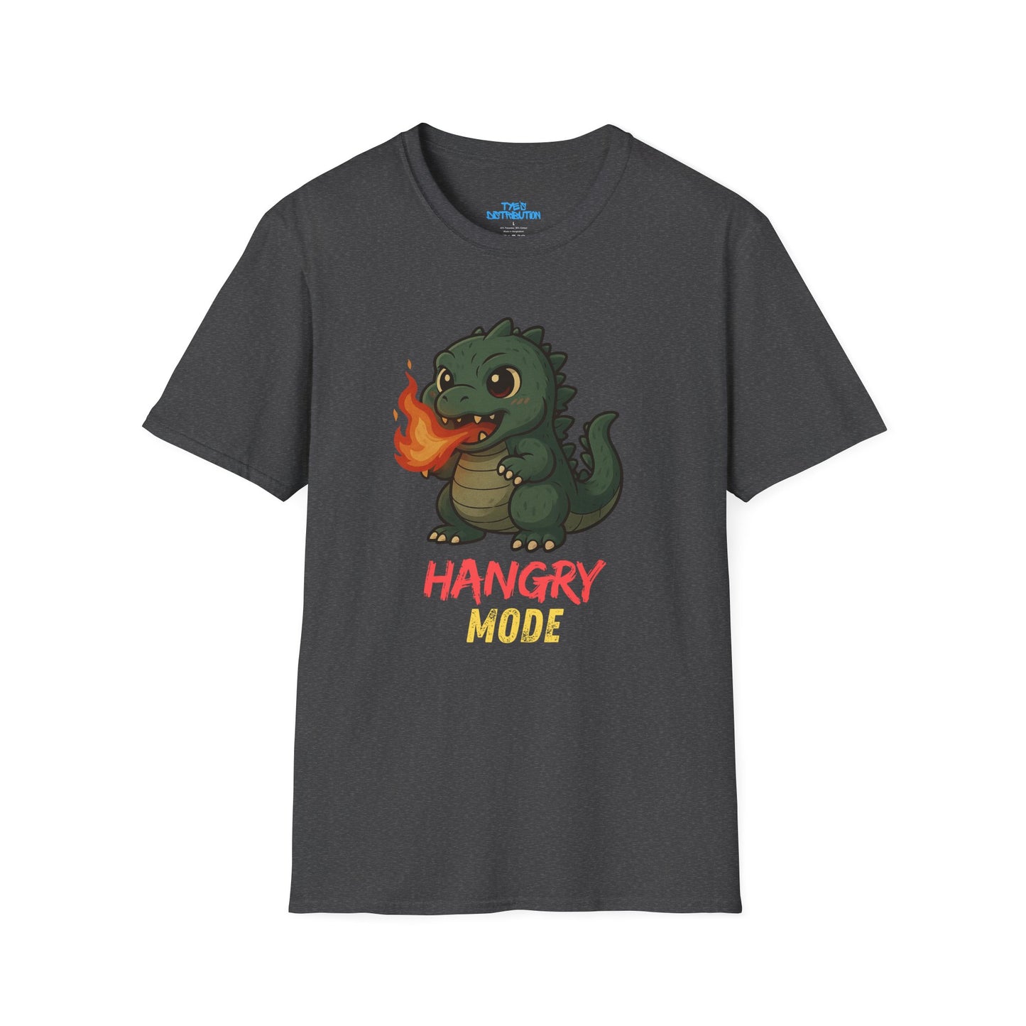 Hangry Mode Dino - Unisex Softstyle T-Shirt