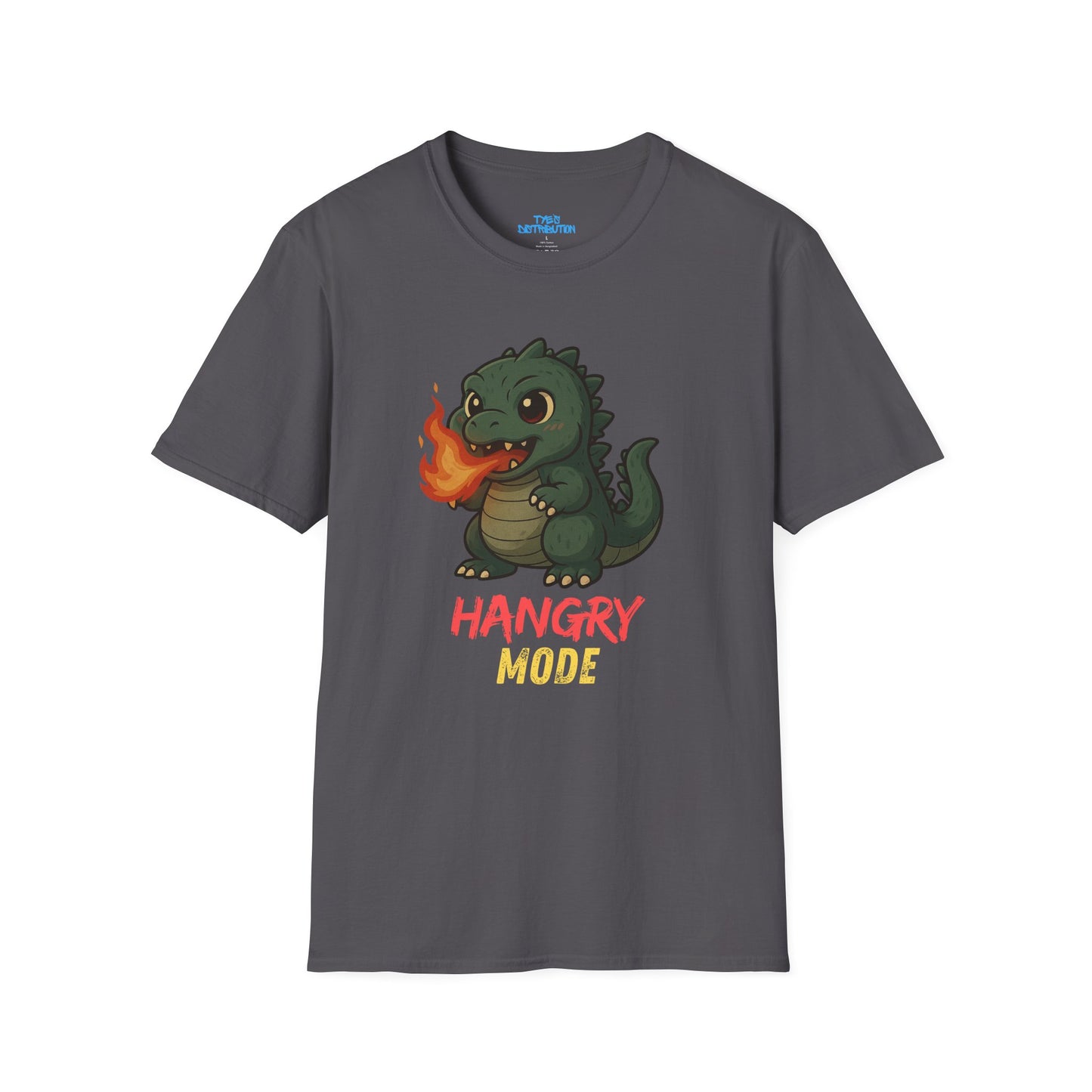Hangry Mode Dino - Unisex Softstyle T-Shirt