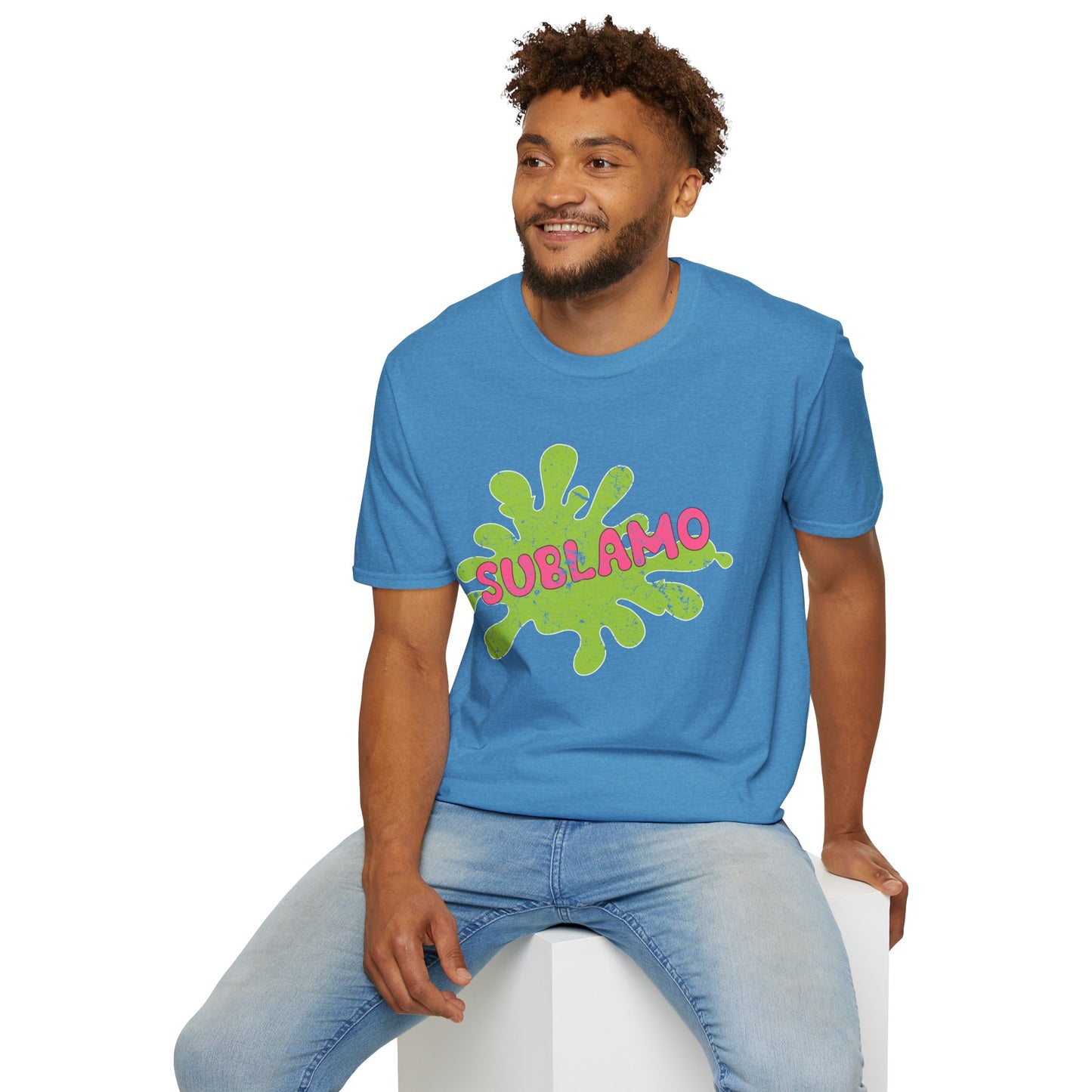 Sublamo Distressed - Unisex Softstyle T-Shirt