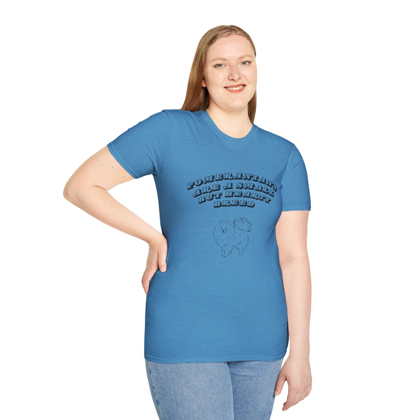 Pomeranians are a Small but Hardy Breed - Unisex Softstyle T-Shirt