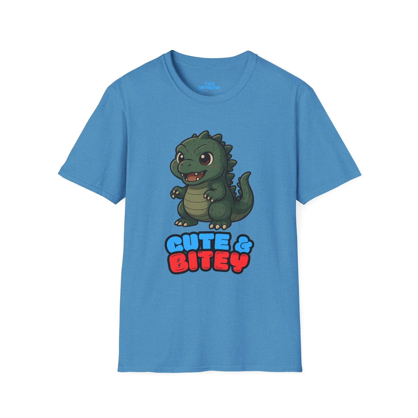 Cute & Bitey Dino - Unisex Softstyle T-Shirt