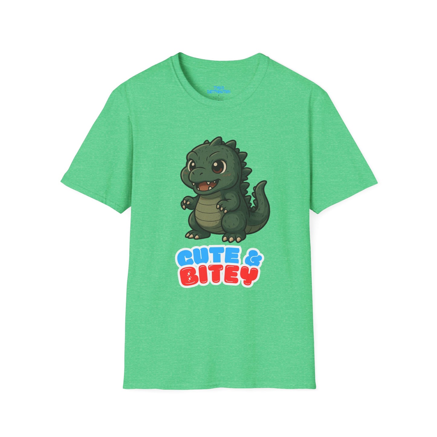 Cute & Bitey /W White Outline - Unisex Softstyle T-Shirt