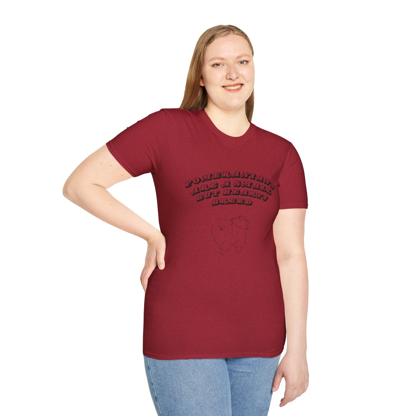 Pomeranians are a Small but Hardy Breed - Unisex Softstyle T-Shirt