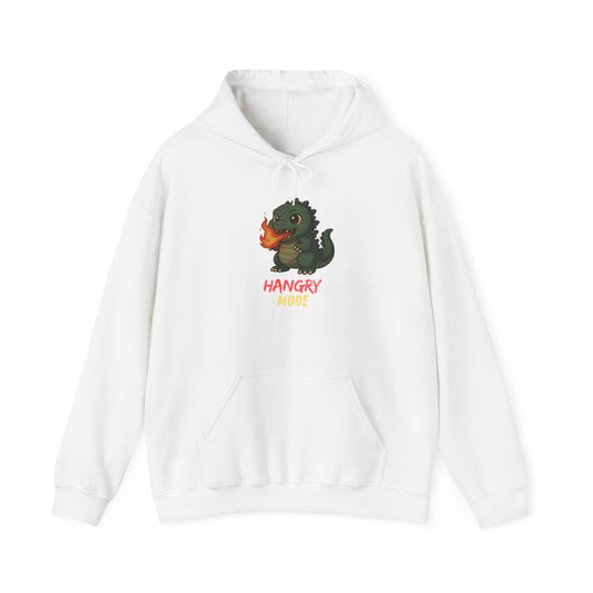 Hangry Mode Dino Unisex Heavy Blend™ Hooded Sweatshirt