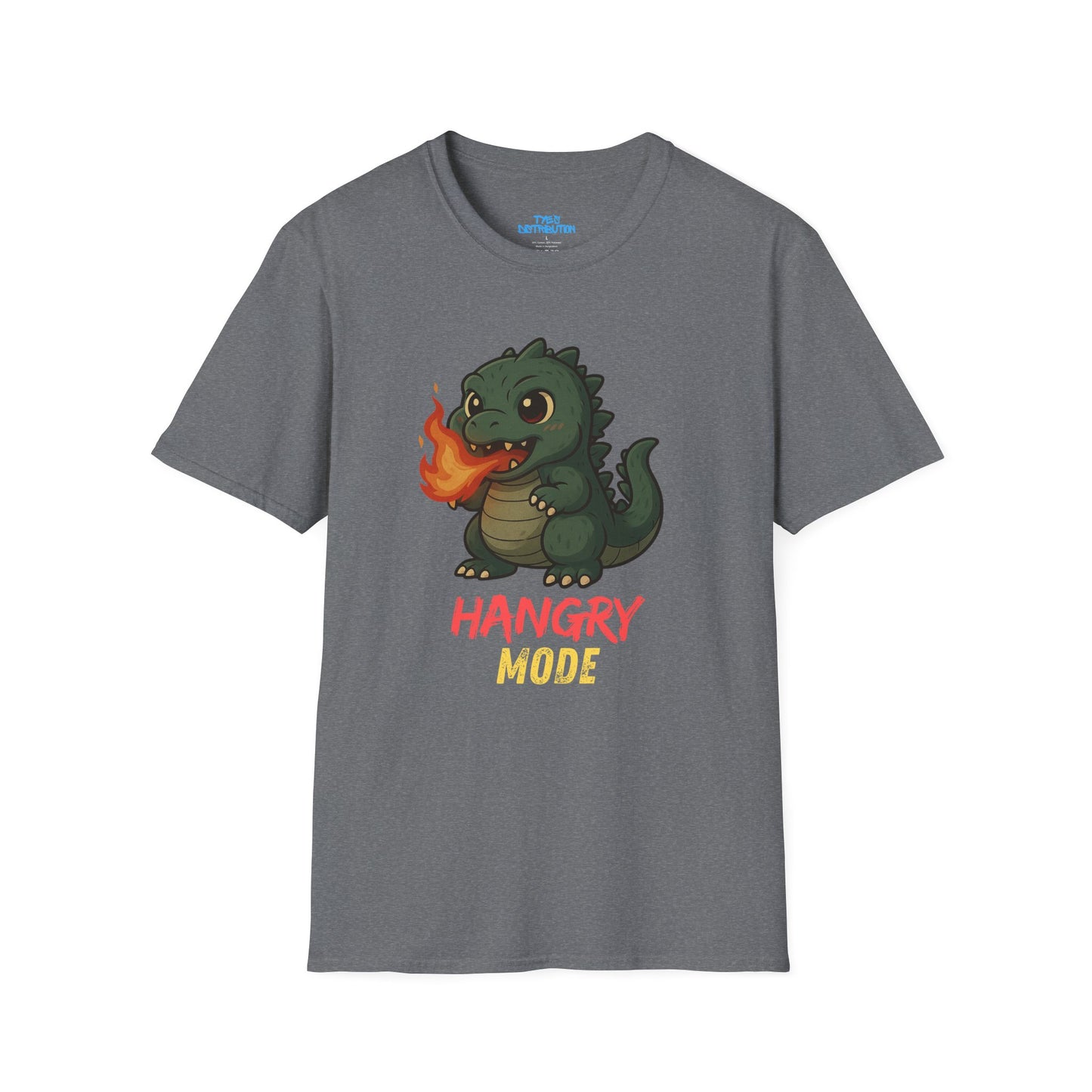 Hangry Mode Dino - Unisex Softstyle T-Shirt