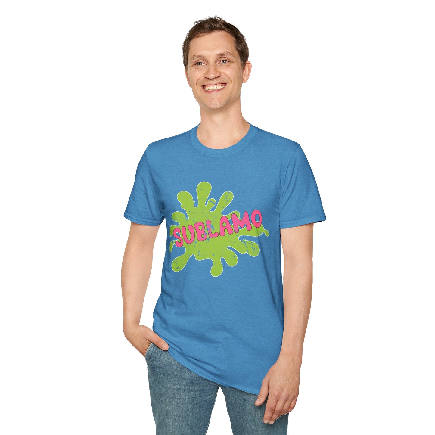 Sublamo Distressed - Unisex Softstyle T-Shirt