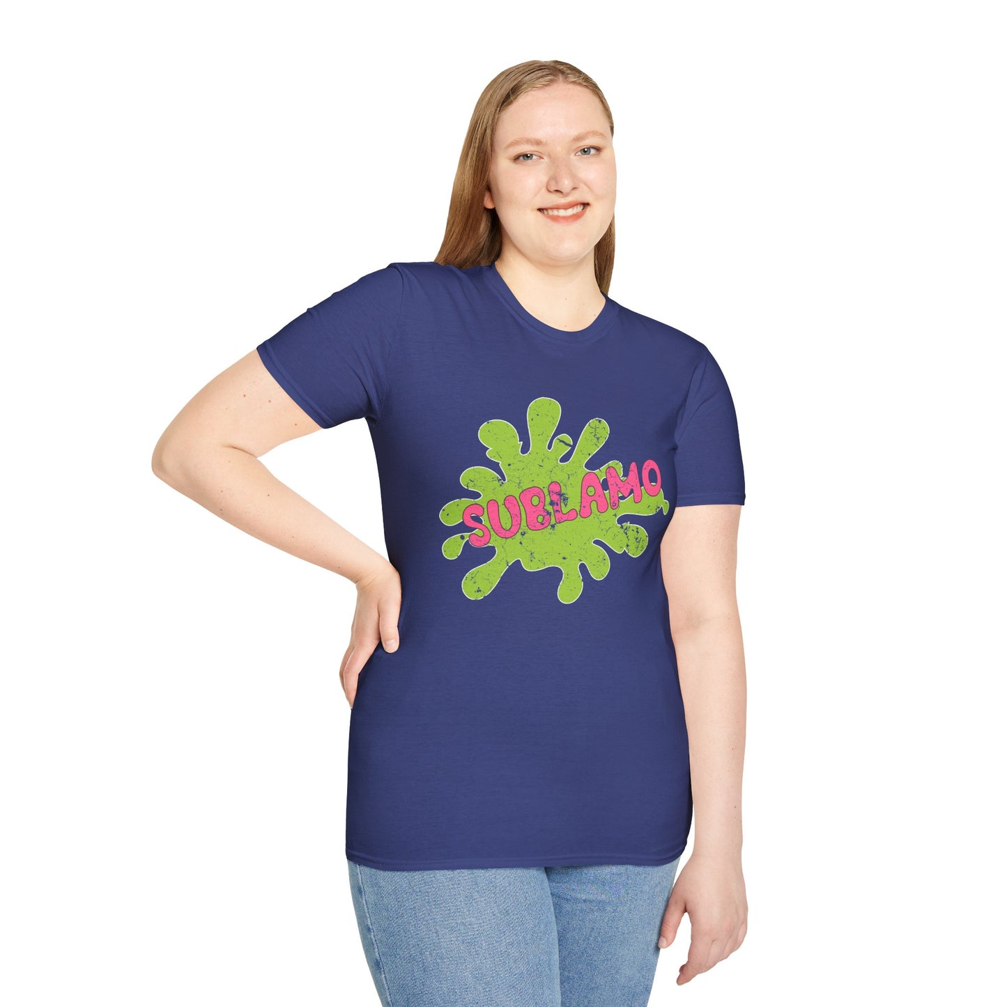 Sublamo Distressed - Unisex Softstyle T-Shirt