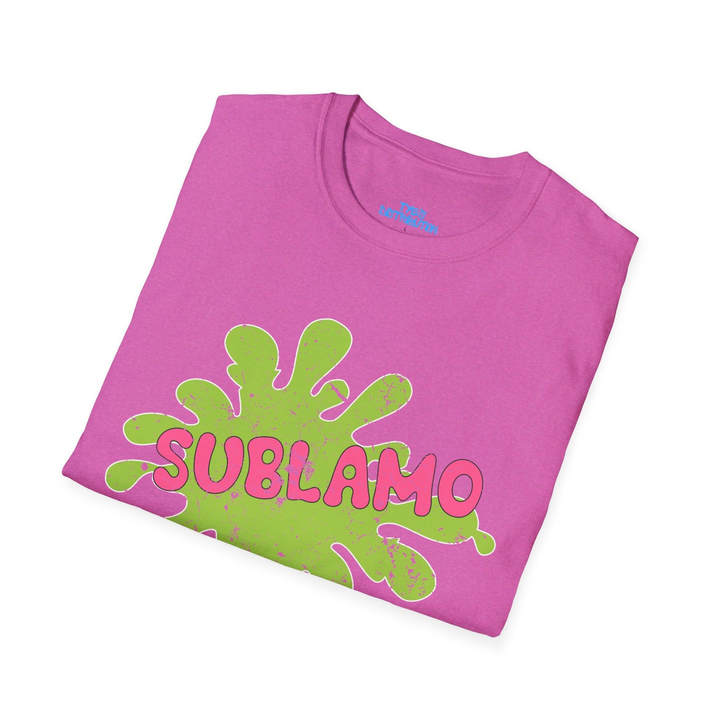 Sublamo Distressed - Unisex Softstyle T-Shirt