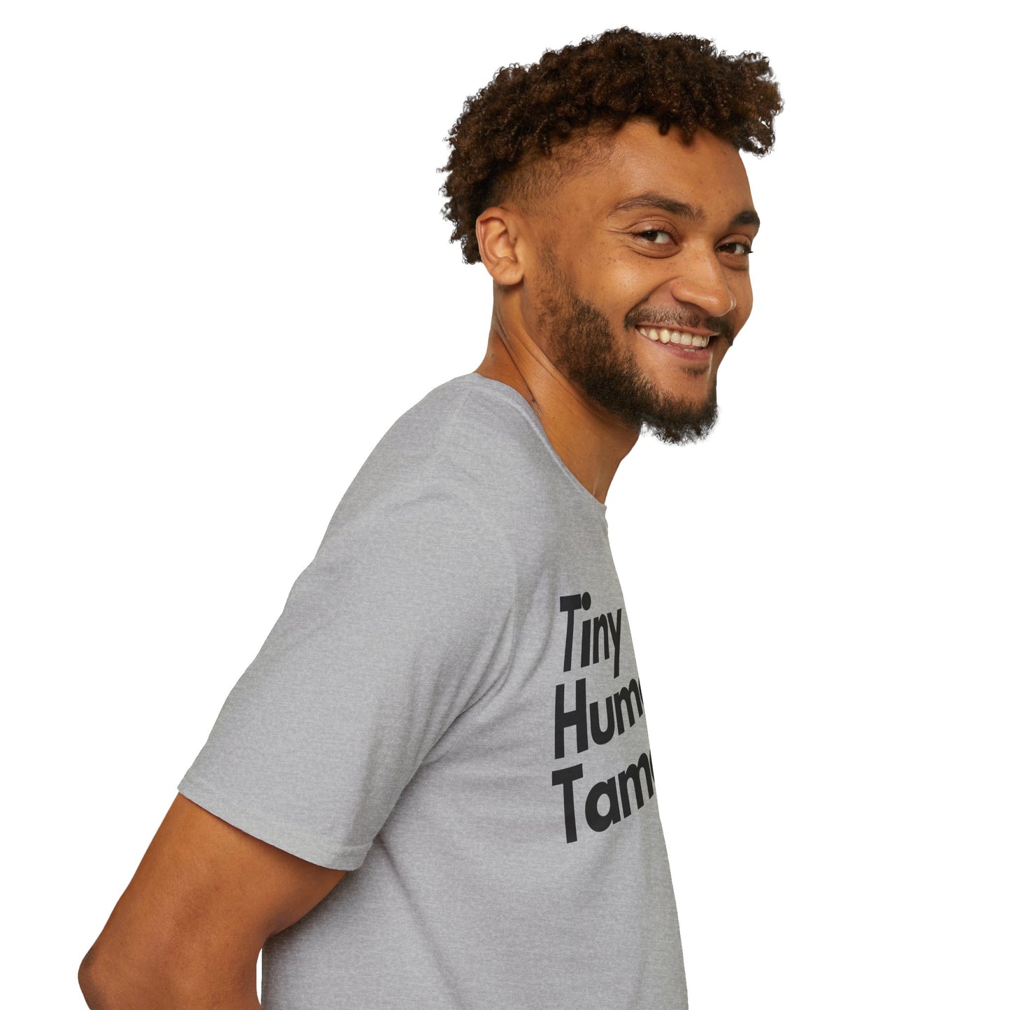Tiny Human Tamer W/ Black Design - Unisex Softstyle T-Shirt