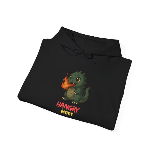 Hangry Mode Dino Unisex Heavy Blend™ Hooded Sweatshirt