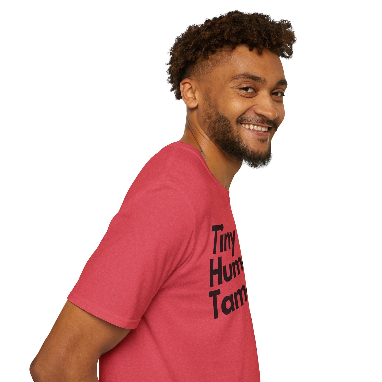 Tiny Human Tamer W/ Black Design - Unisex Softstyle T-Shirt