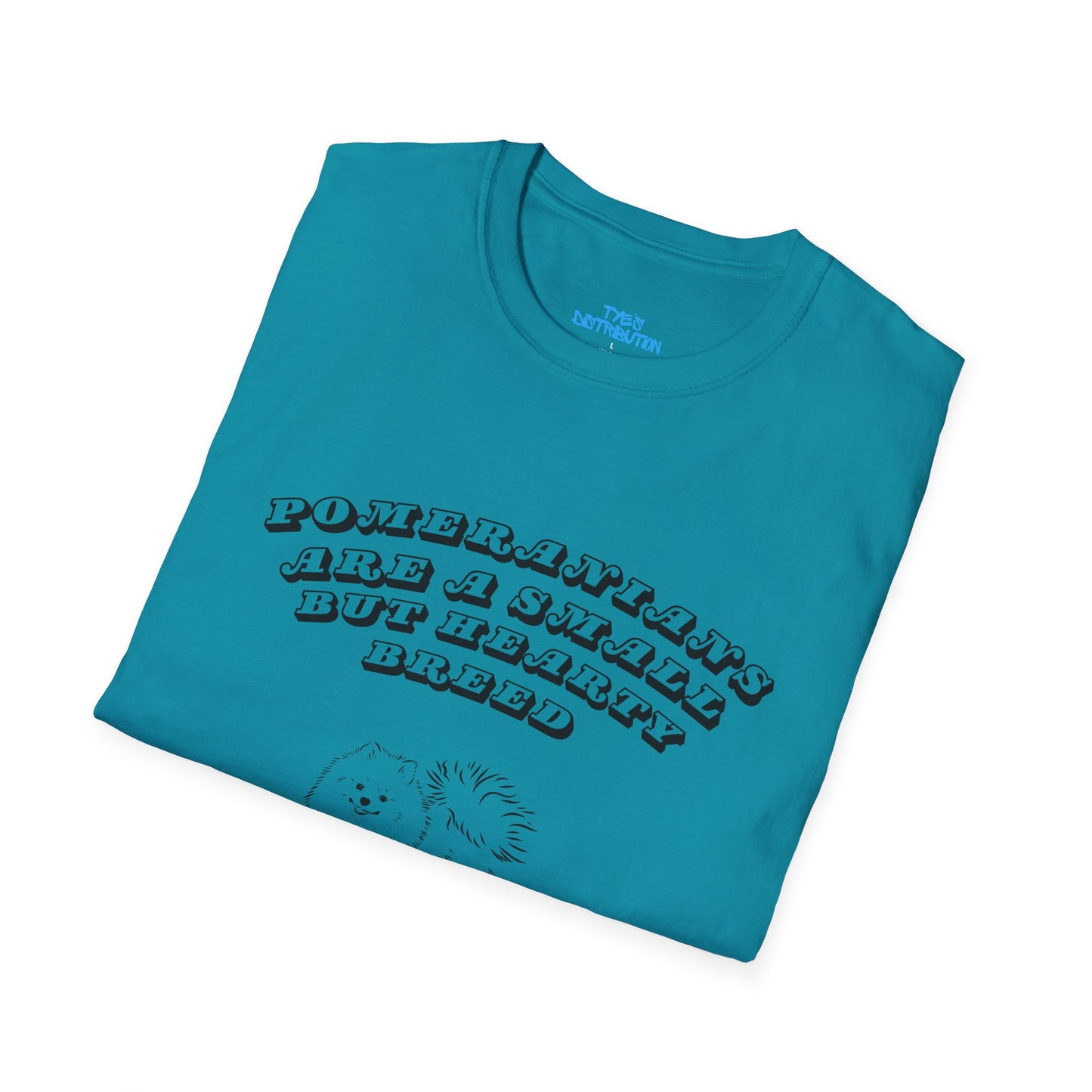 Pomeranians are a Small but Hardy Breed - Unisex Softstyle T-Shirt
