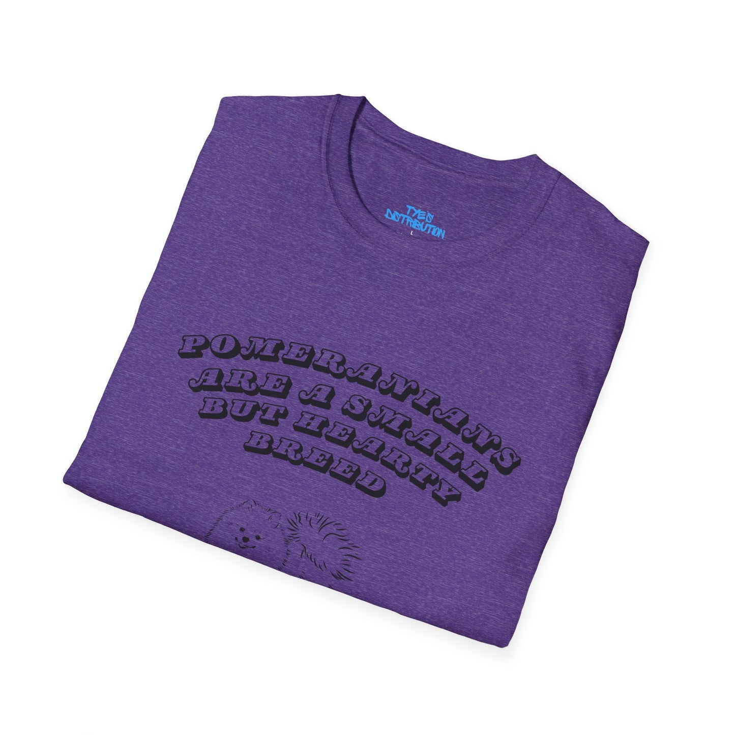 Pomeranians are a Small but Hardy Breed - Unisex Softstyle T-Shirt