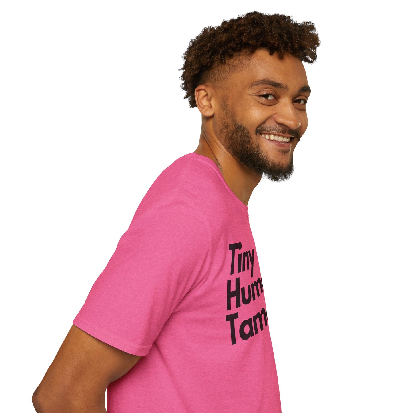Tiny Human Tamer W/ Black Design - Unisex Softstyle T-Shirt