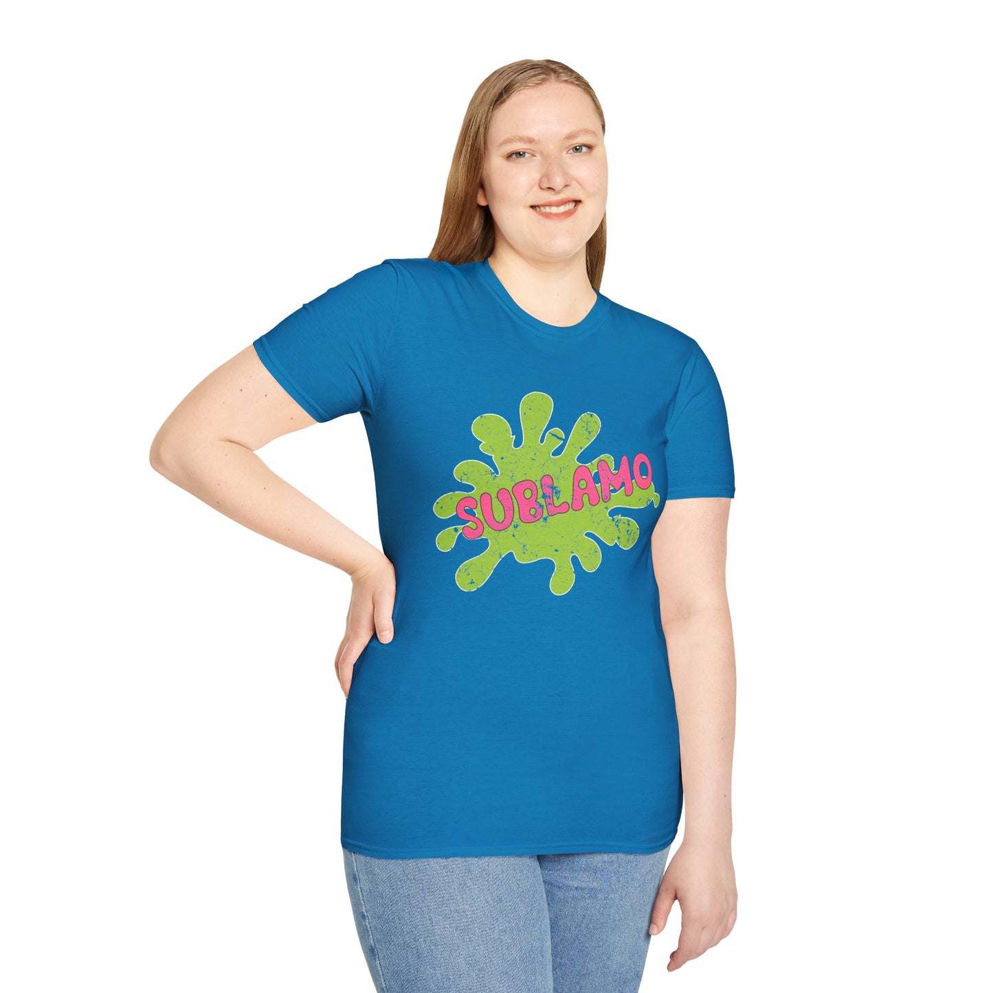 Sublamo Distressed - Unisex Softstyle T-Shirt