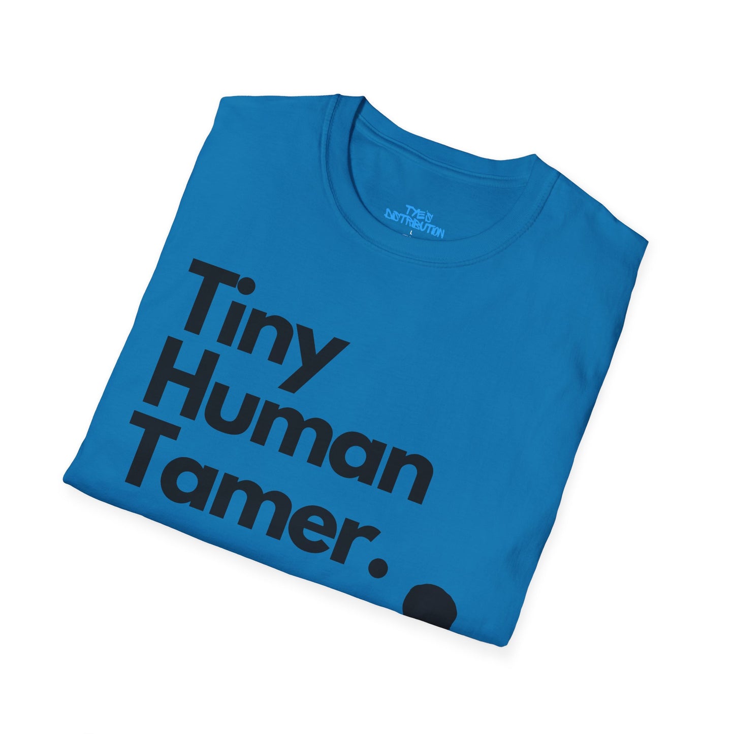 Tiny Human Tamer W/ Black Design - Unisex Softstyle T-Shirt