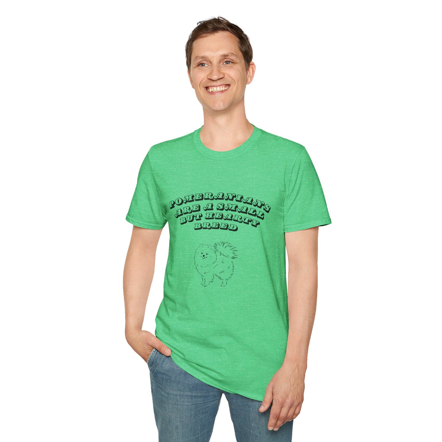 Pomeranians are a Small but Hardy Breed - Unisex Softstyle T-Shirt