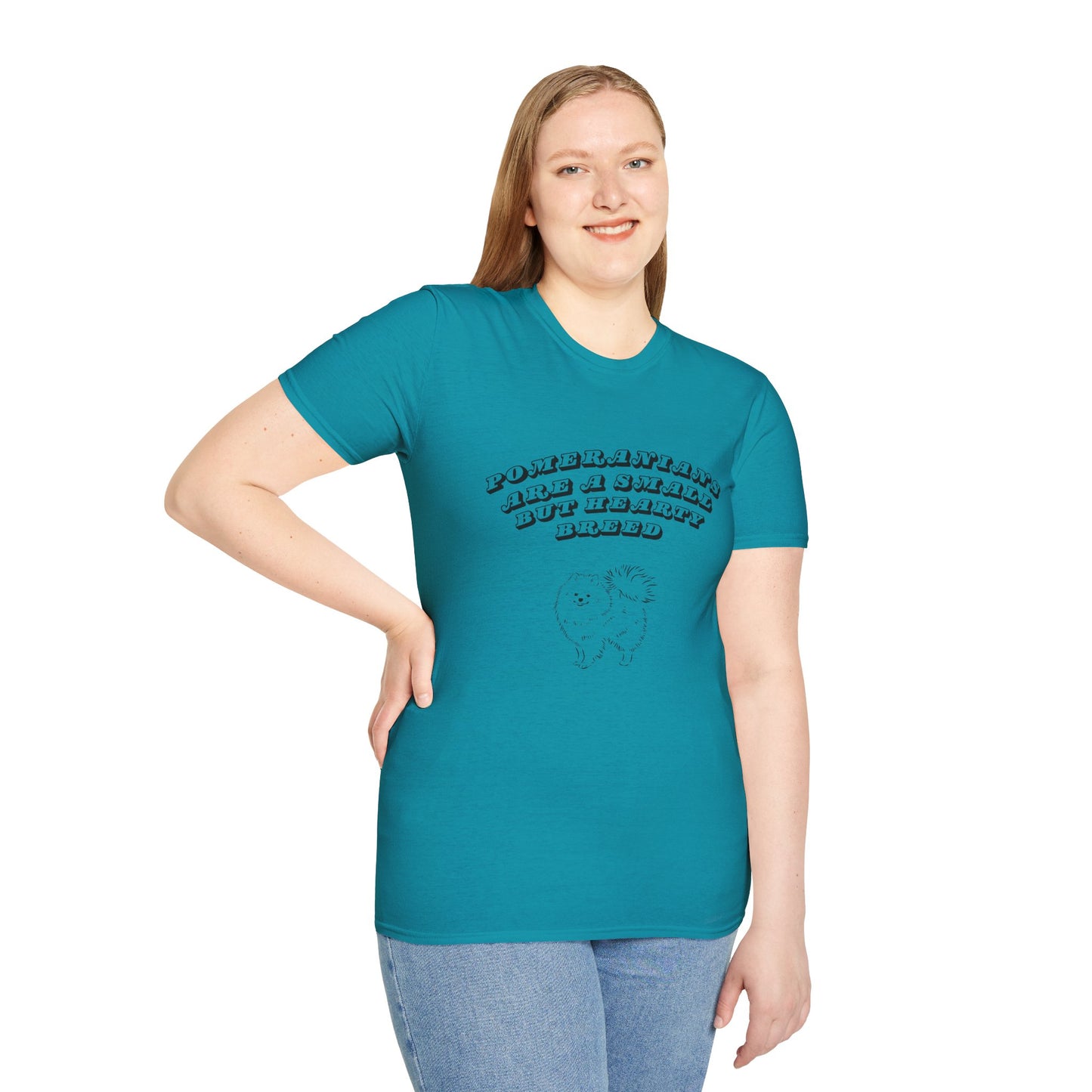 Pomeranians are a Small but Hardy Breed - Unisex Softstyle T-Shirt