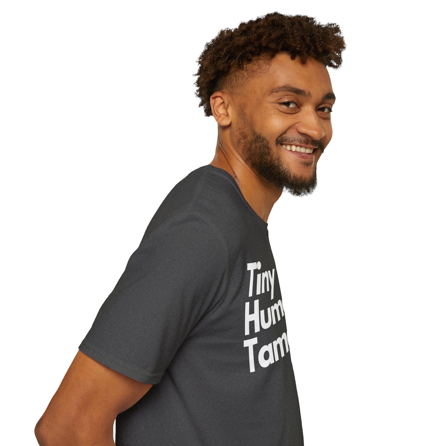 Tiny Human Tamer W/ White Design - Unisex Softstyle T-Shirt