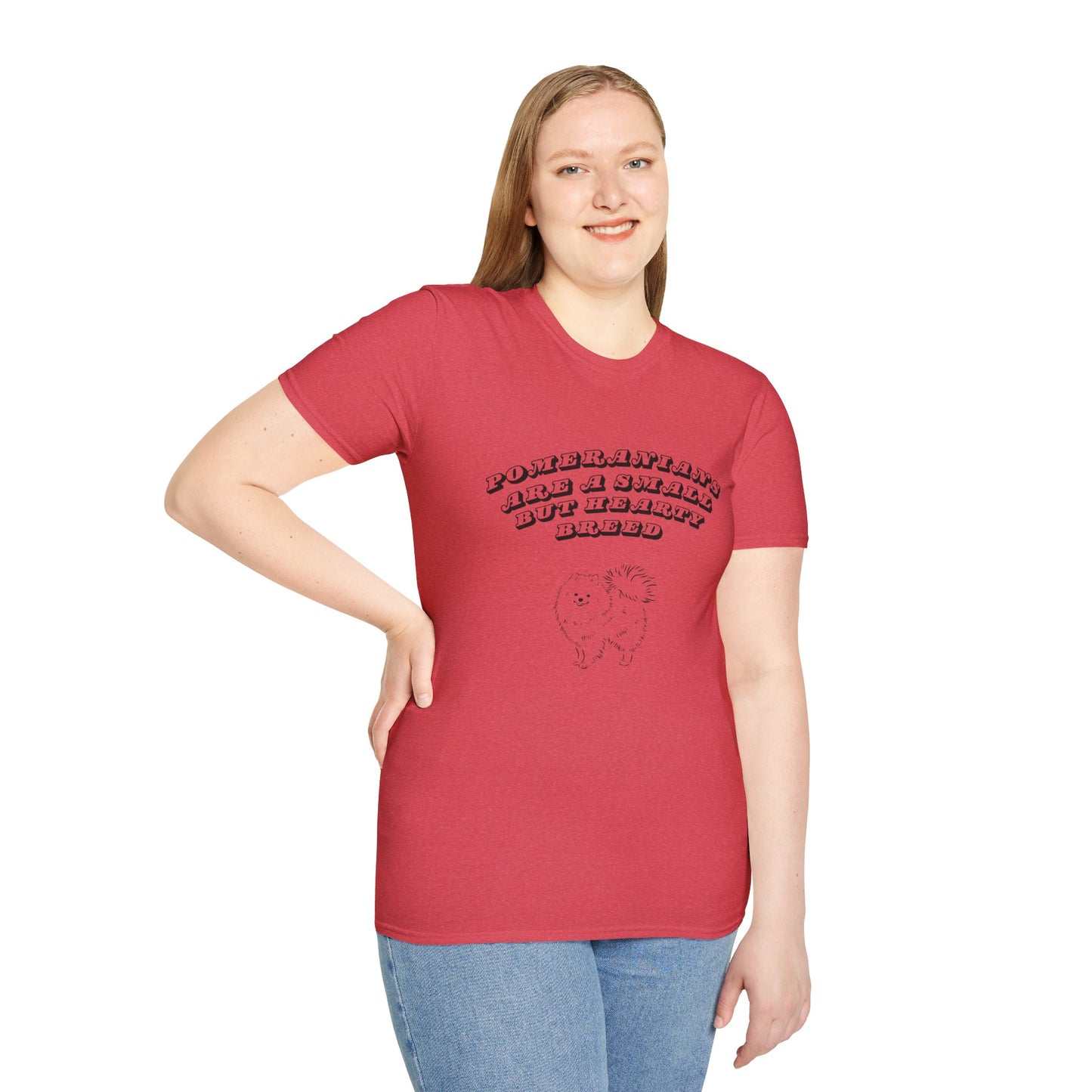 Pomeranians are a Small but Hardy Breed - Unisex Softstyle T-Shirt