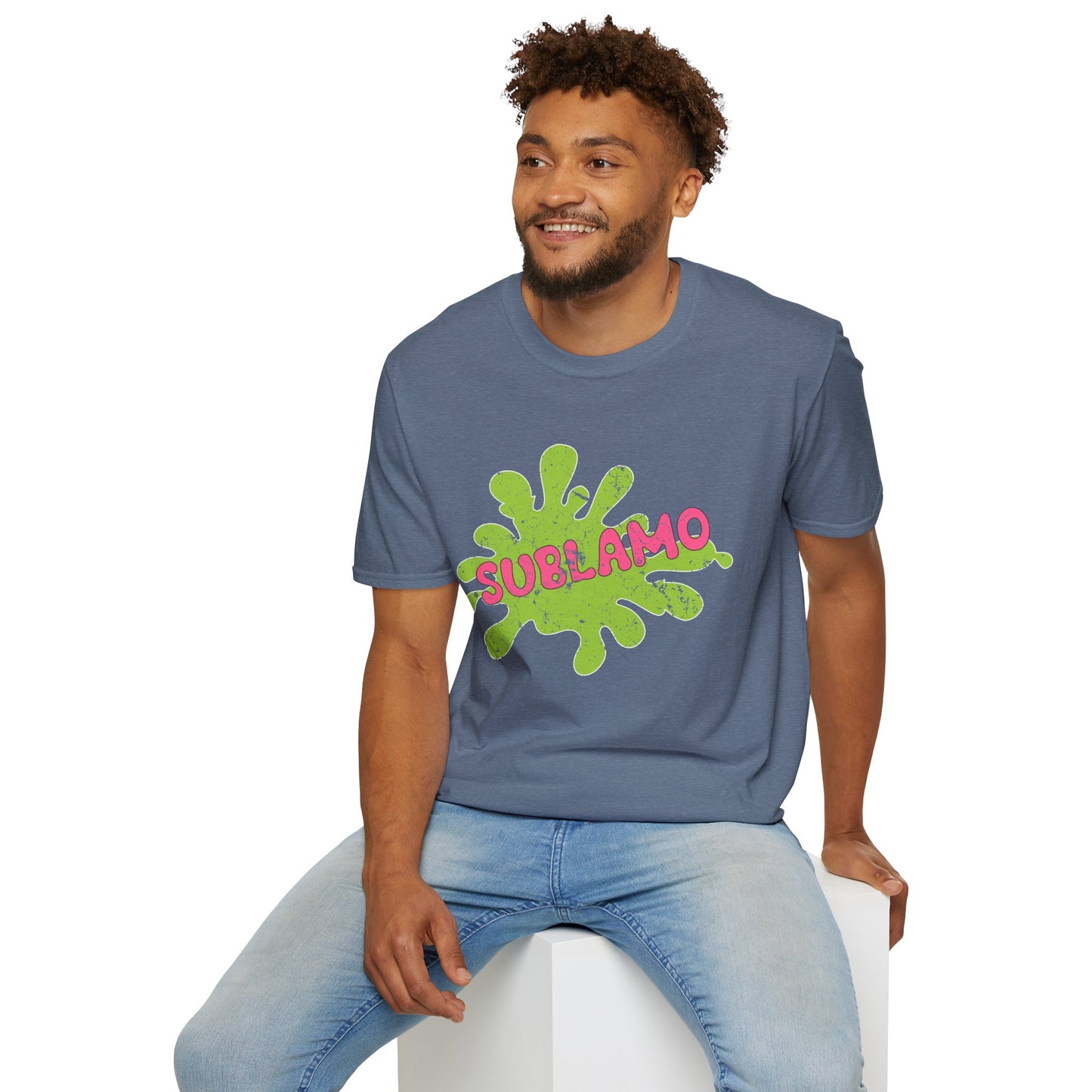 Sublamo Distressed - Unisex Softstyle T-Shirt