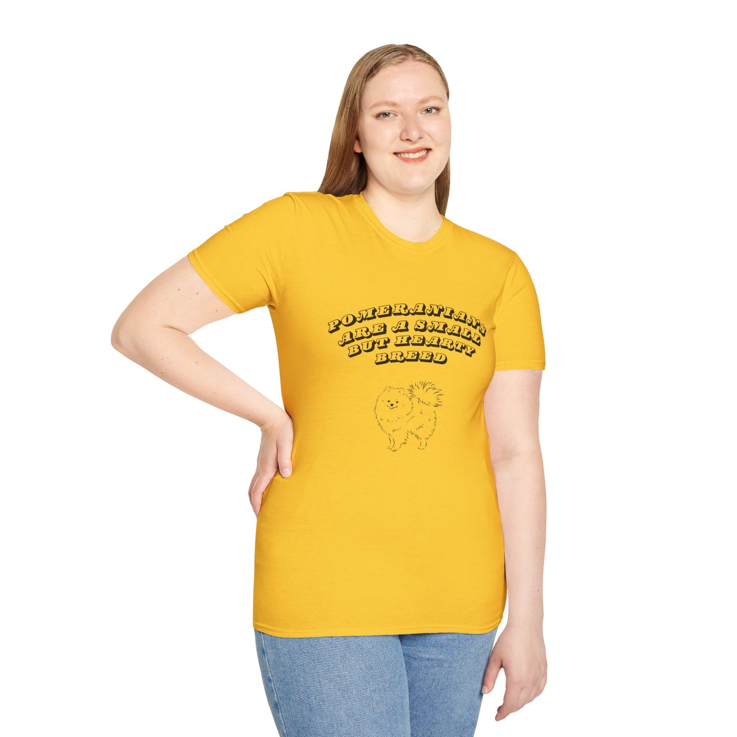 Pomeranians are a Small but Hardy Breed - Unisex Softstyle T-Shirt