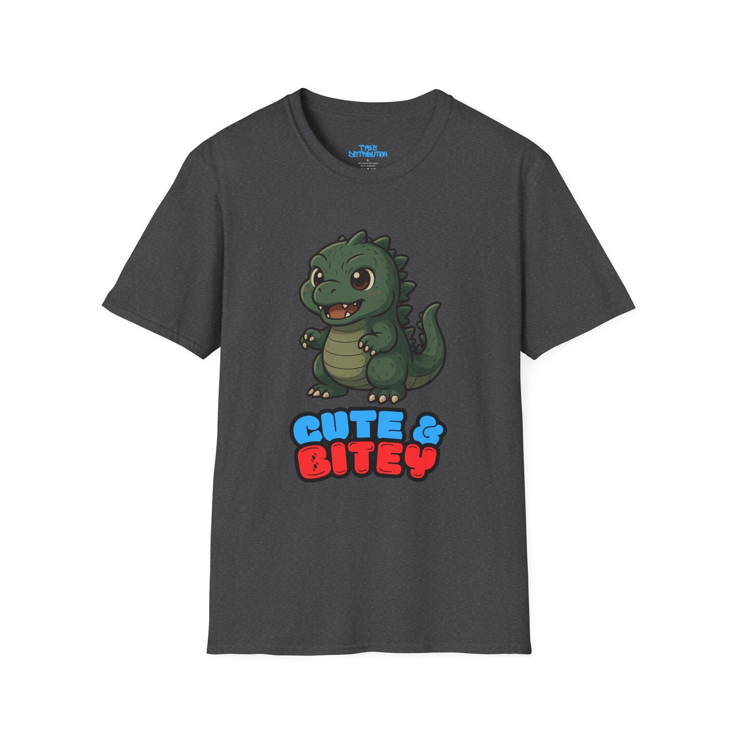 Cute & Bitey Dino - Unisex Softstyle T-Shirt