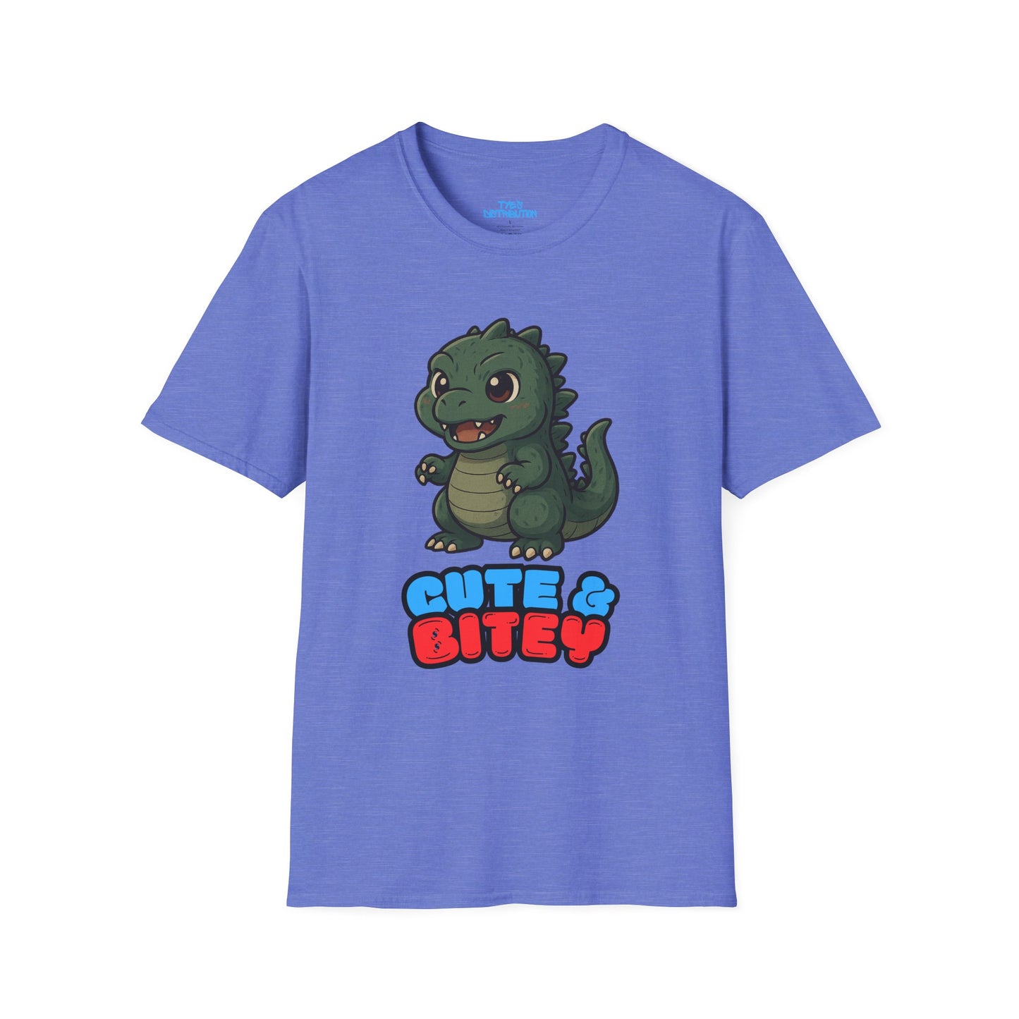 Cute & Bitey Dino - Unisex Softstyle T-Shirt
