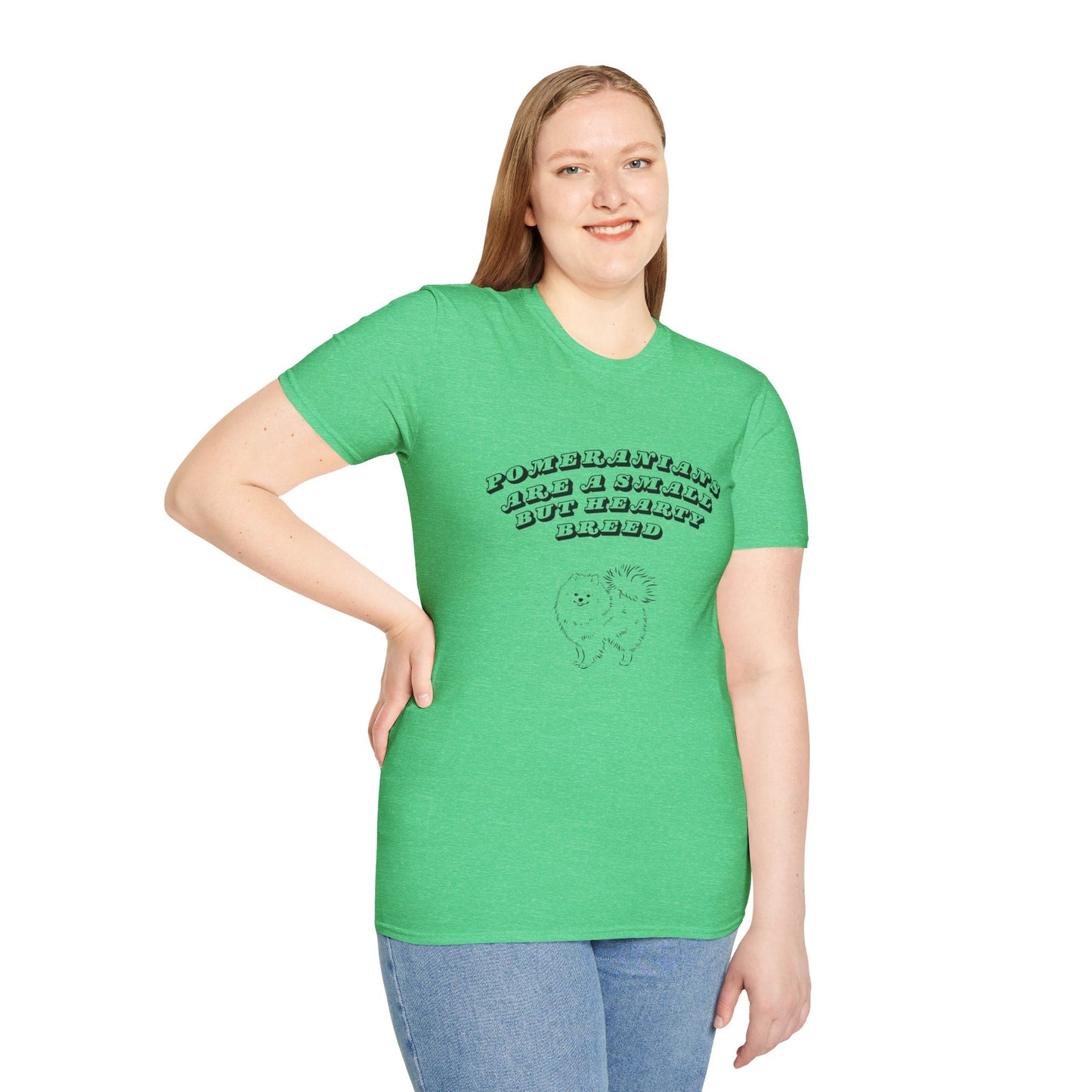 Pomeranians are a Small but Hardy Breed - Unisex Softstyle T-Shirt