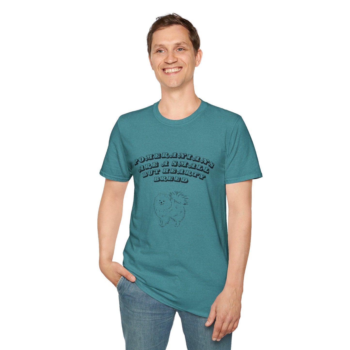 Pomeranians are a Small but Hardy Breed - Unisex Softstyle T-Shirt
