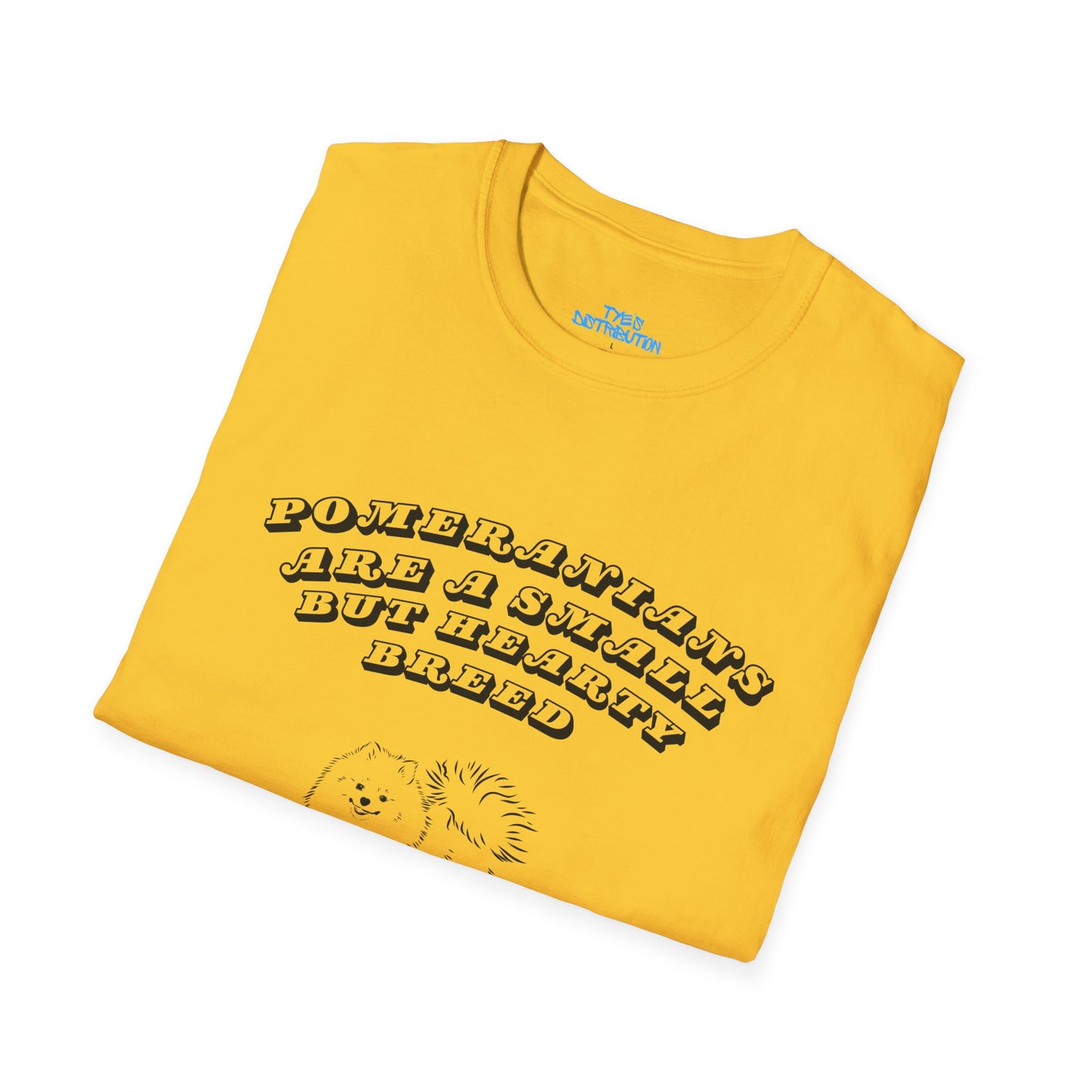 Pomeranians are a Small but Hardy Breed - Unisex Softstyle T-Shirt
