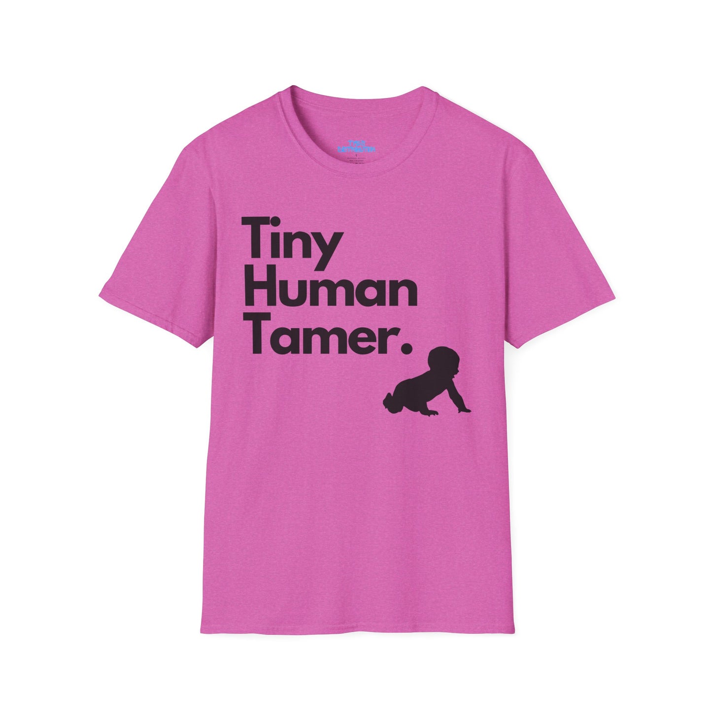 Tiny Human Tamer W/ Black Design - Unisex Softstyle T-Shirt
