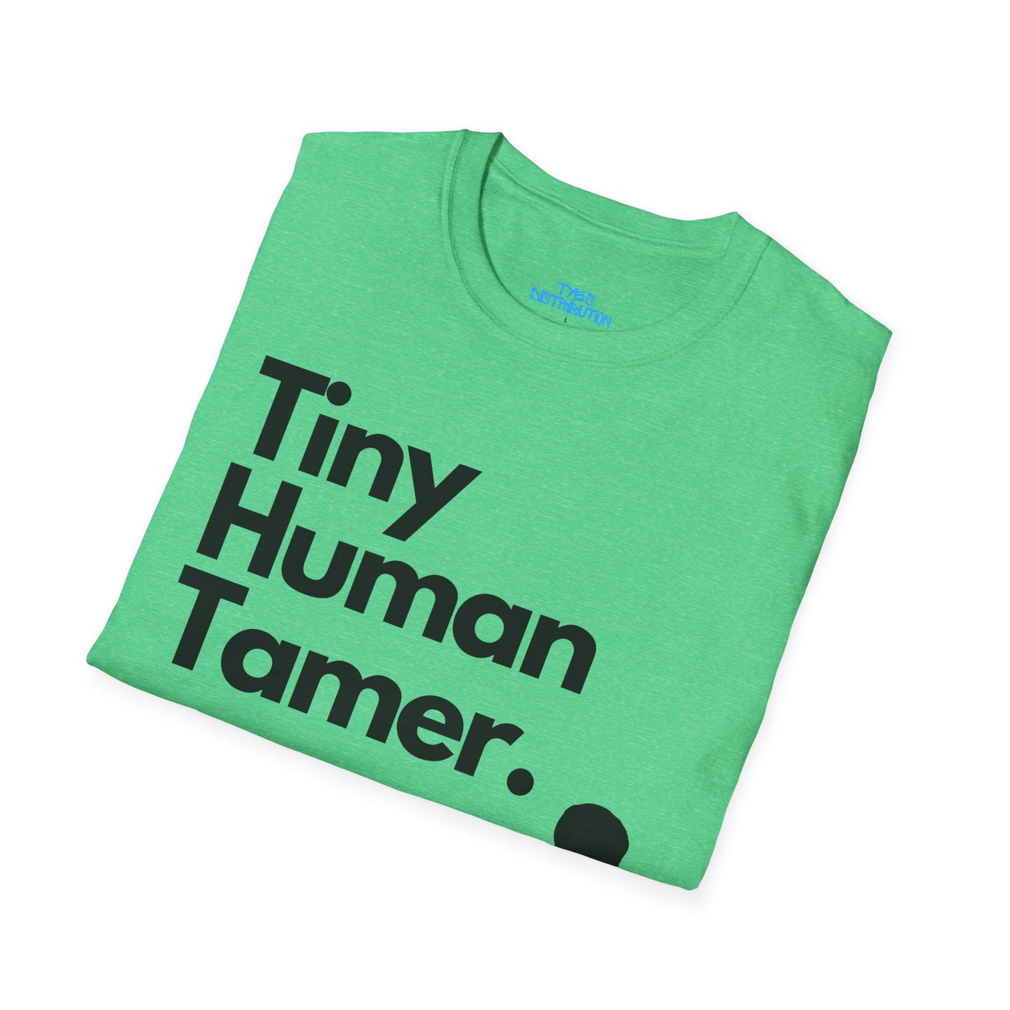 Tiny Human Tamer W/ Black Design - Unisex Softstyle T-Shirt
