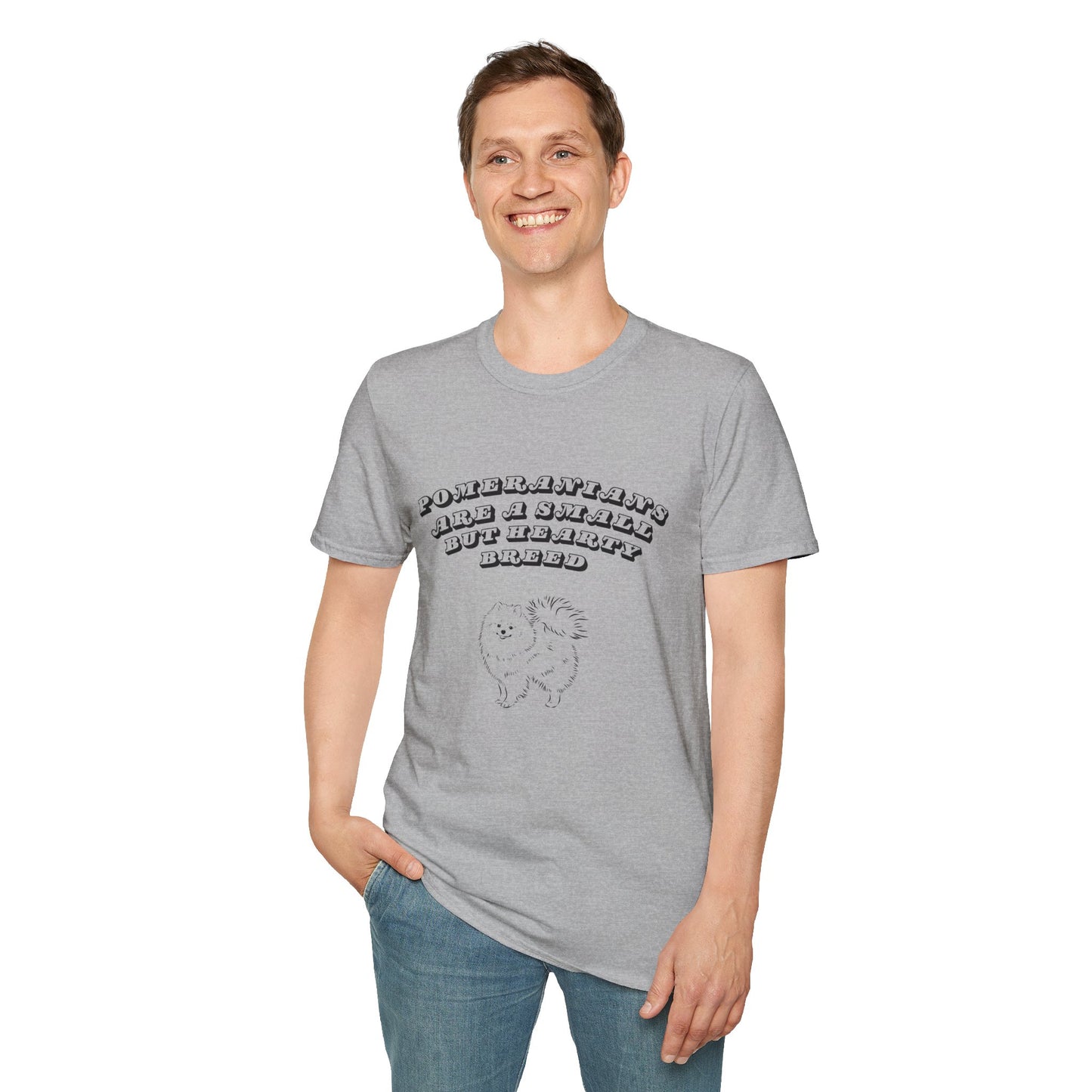 Pomeranians are a Small but Hardy Breed - Unisex Softstyle T-Shirt