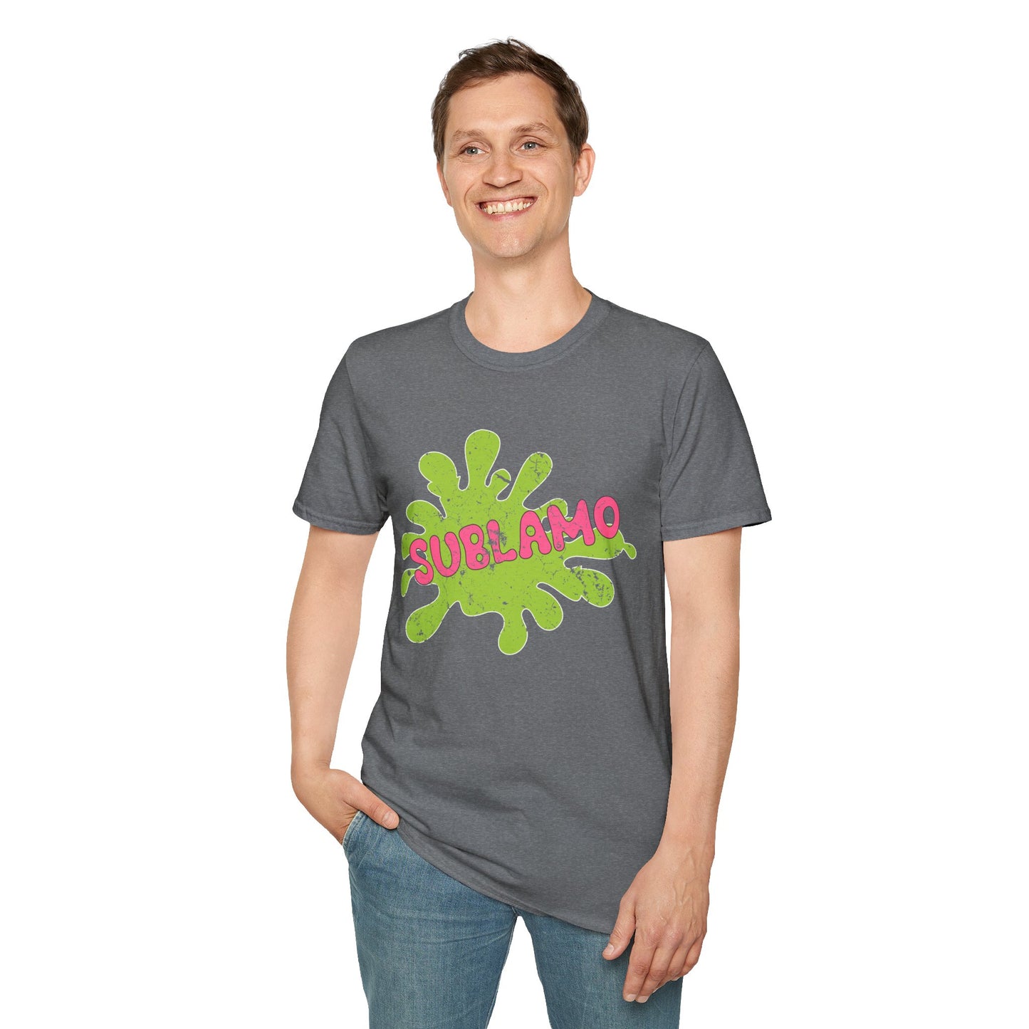 Sublamo Distressed - Unisex Softstyle T-Shirt
