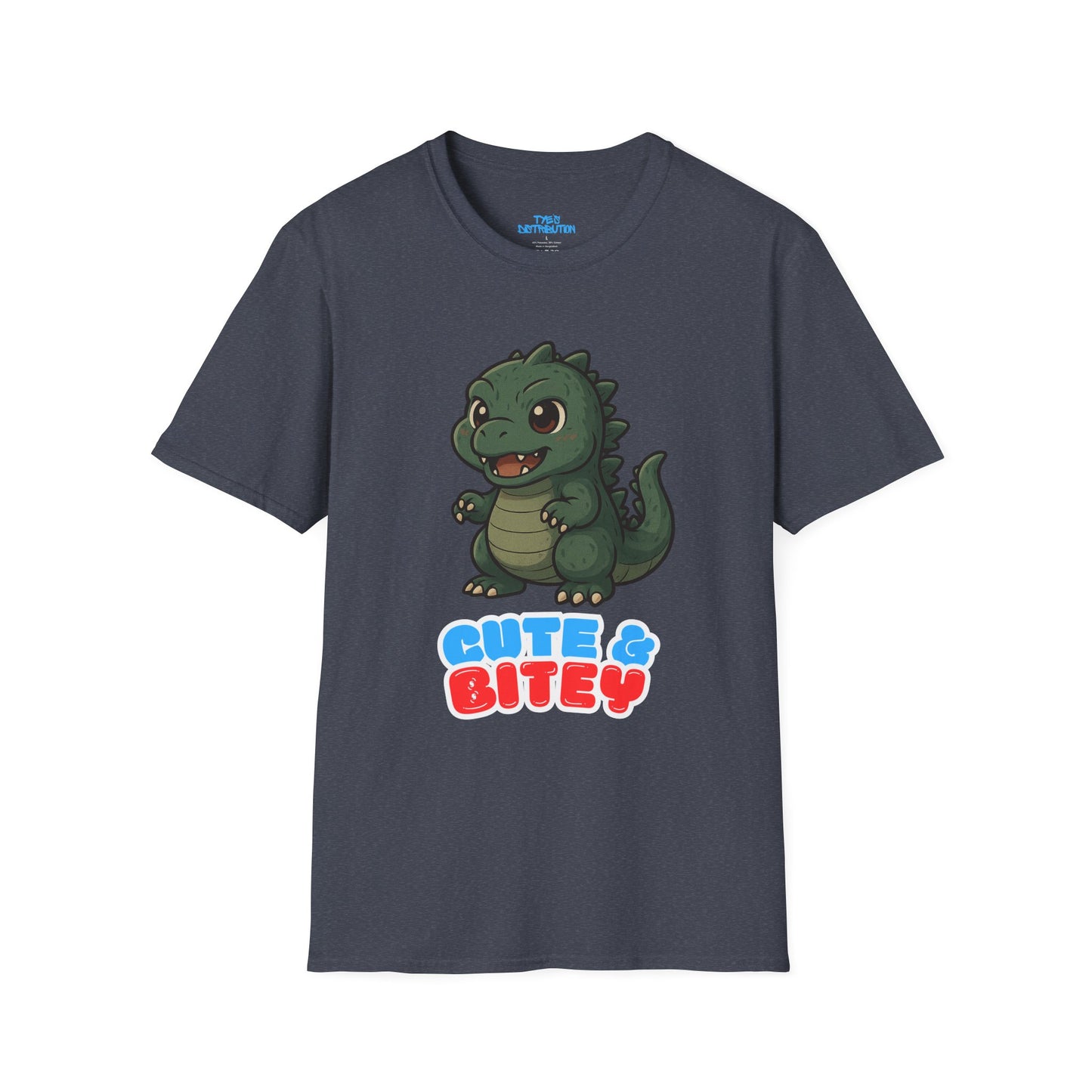 Cute & Bitey /W White Outline - Unisex Softstyle T-Shirt