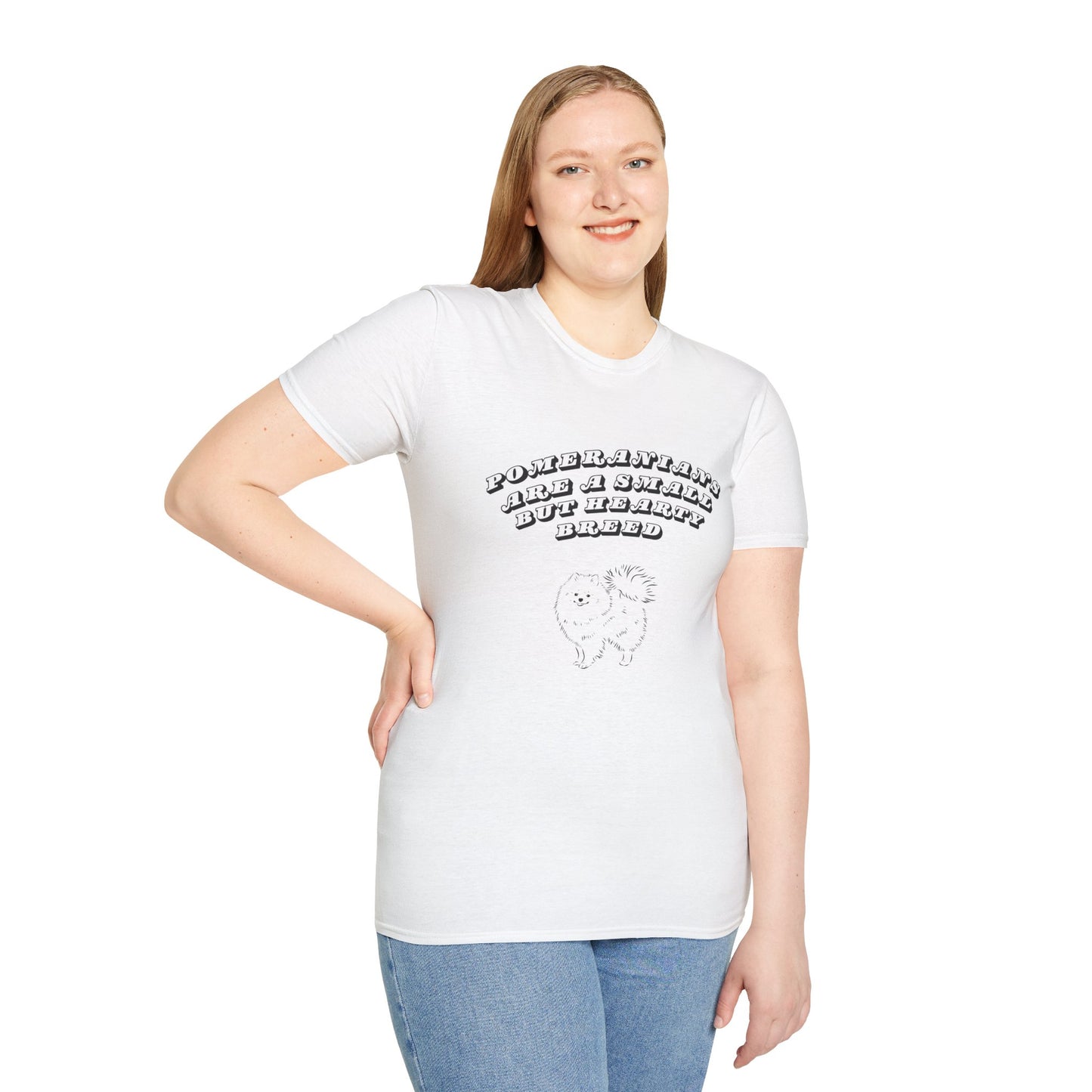 Pomeranians are a Small but Hardy Breed - Unisex Softstyle T-Shirt