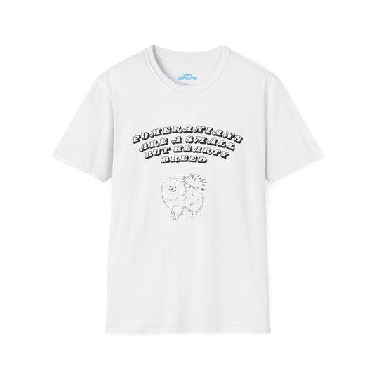 Pomeranians are a Small but Hardy Breed - Unisex Softstyle T-Shirt